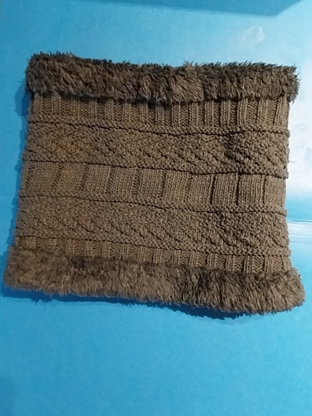 🔥Cozy Knit Faux-Fur Neck Warmer